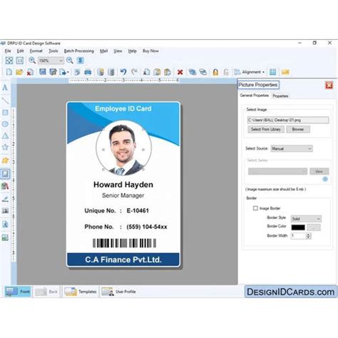 rfid card printing software